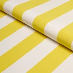 Schumacher 71327 Andy Stripe Yellow fabric swatch