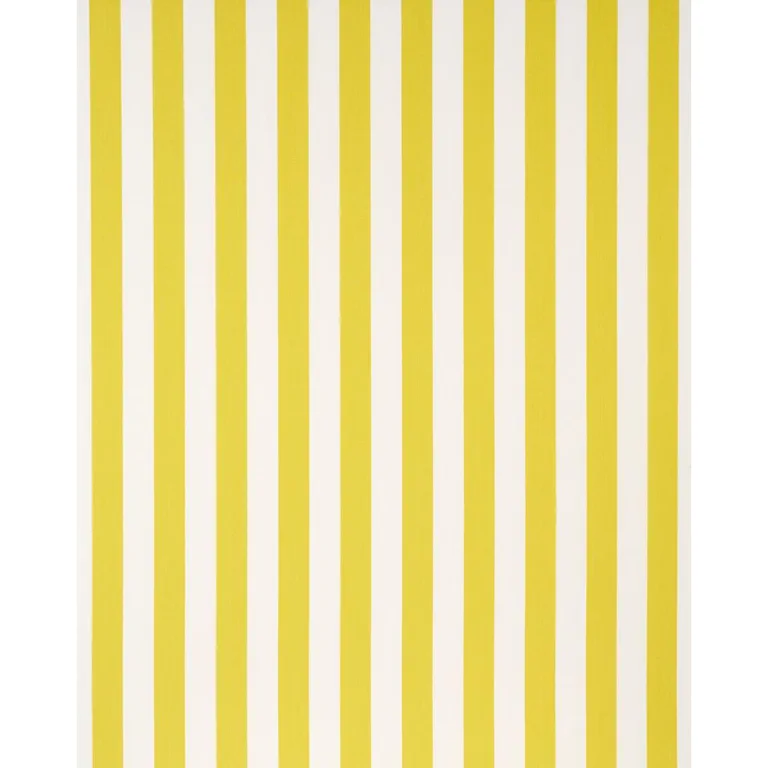 Schumacher 71327 Andy Stripe Yellow fabric swatch