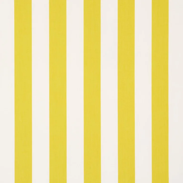 Schumacher 71327 Andy Stripe Yellow fabric swatch