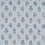 Schumacher 182892 Anessa Hand-Screen Print Blue fabric swatch