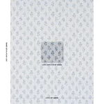 Schumacher 182892 Anessa Hand-Screen Print Blue fabric swatch
