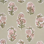 Schumacher 182891 Anessa Hand-Screen Print Petal fabric swatch