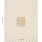 Schumacher 182890 Anessa Hand-Screen Print Yellow fabric swatch