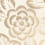 Schumacher 180870 Angelica Floral Champagne & Ivory fabric swatch