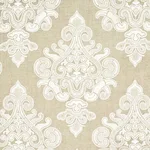 Schumacher 67581 Angkor Embroidery Linen fabric swatch