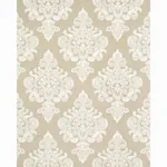 Schumacher 67581 Angkor Embroidery Linen fabric swatch