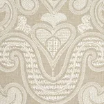 Schumacher 67581 Angkor Embroidery Linen fabric swatch