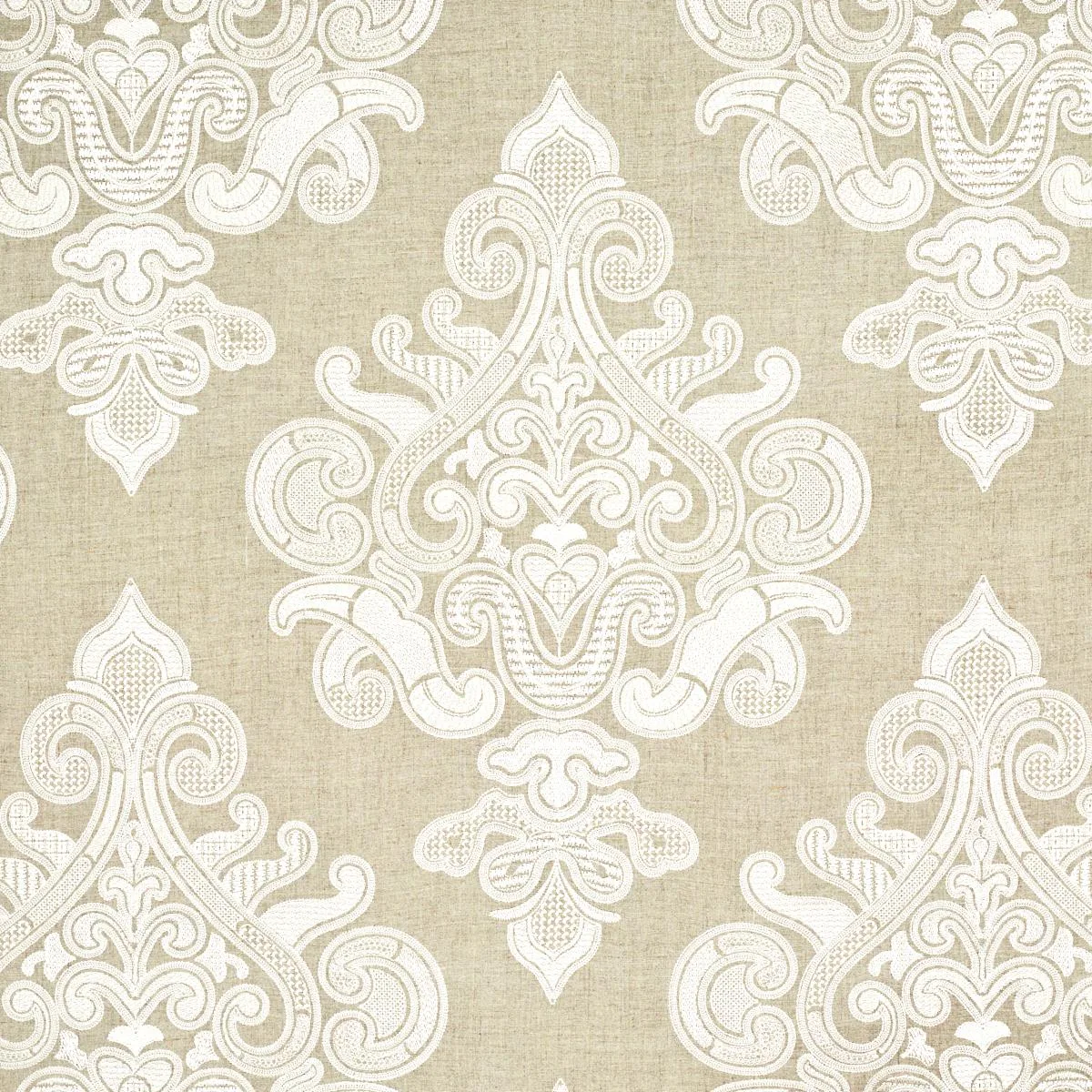 67581 Angkor Embroidery Linen Fabric