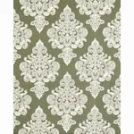 Schumacher 67580 Angkor Embroidery Peat fabric swatch