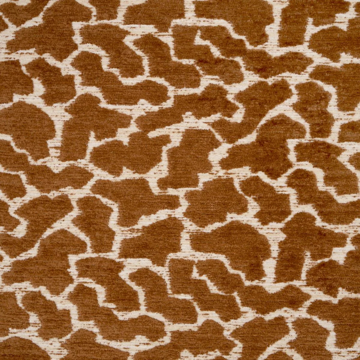 Schumacher 86432 Anibal Performance Chestnut fabric swatch