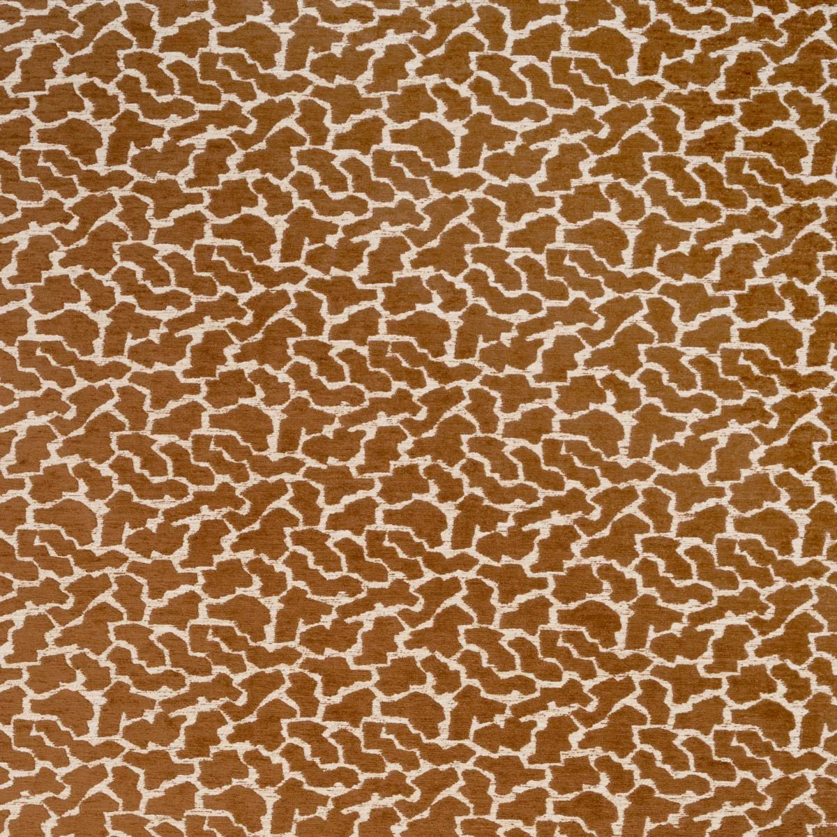 Schumacher 86432 Anibal Performance Chestnut fabric swatch