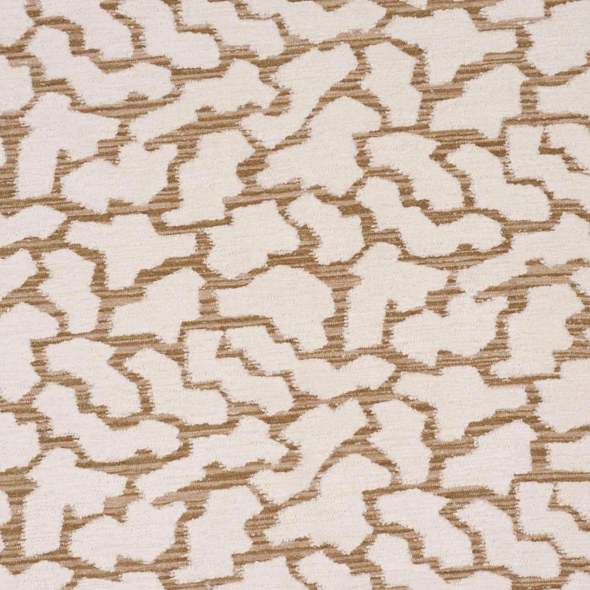 Schumacher 86430 Anibal Performance Ivory fabric swatch