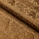 Schumacher 83122 Animali Bronze fabric swatch