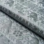 Schumacher 83120 Animali Slate Blue fabric swatch
