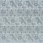 Schumacher 83120 Animali Slate Blue fabric swatch