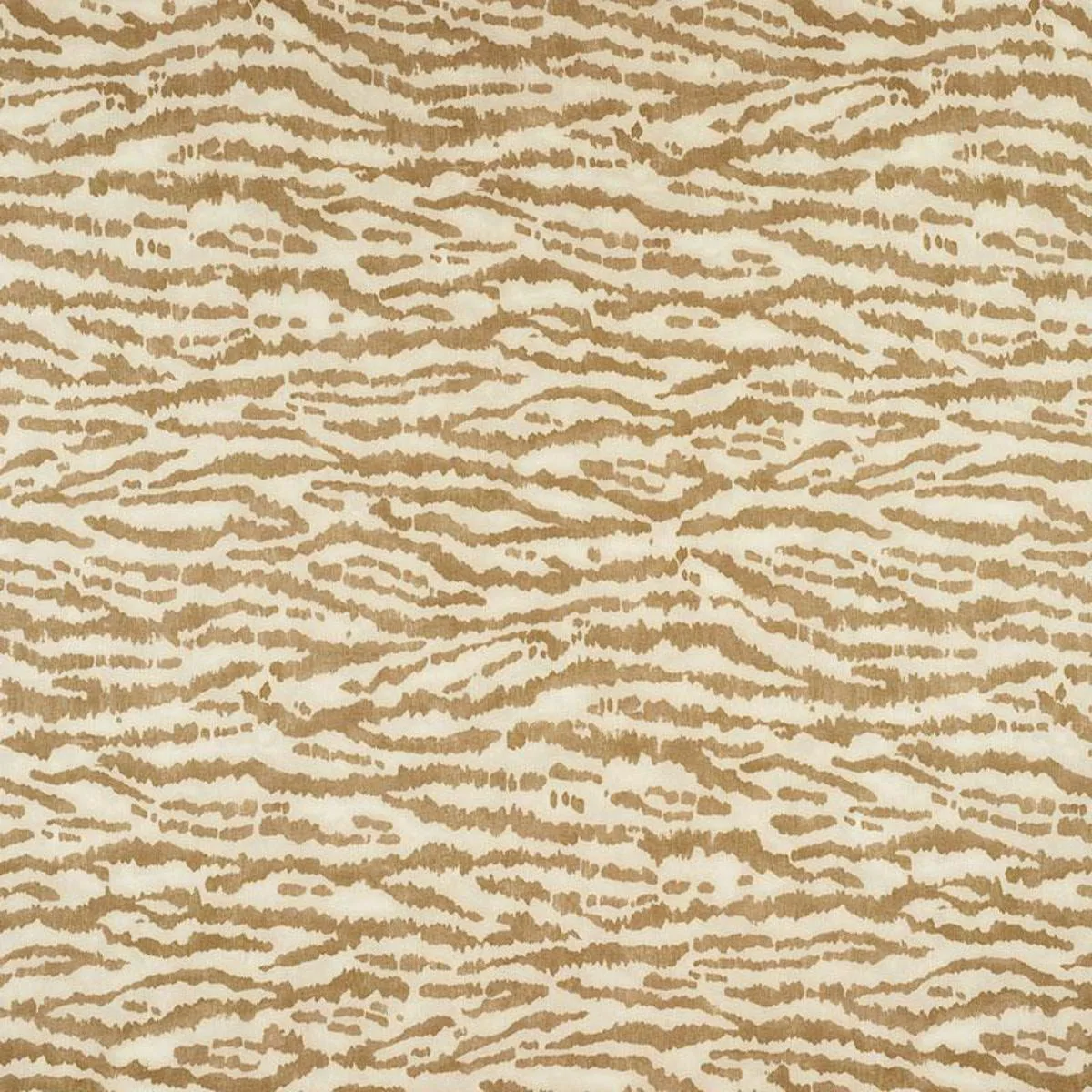 Schumacher 176370 Animaux Natural fabric swatch