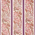 Schumacher 178523 Anjou Stripe Rose fabric swatch