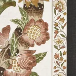 Schumacher 178522 Anjou Stripe Saffron fabric swatch