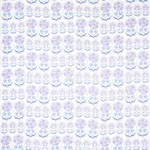 Schumacher 180482 Anjuna Floral Linen Print Lilac fabric swatch