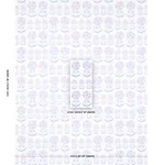 Schumacher 180482 Anjuna Floral Linen Print Lilac fabric swatch