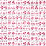 Schumacher 180480 Anjuna Floral Linen Print Mulberry fabric swatch