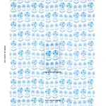 Schumacher 180481 Anjuna Floral Linen Print Porcelain fabric swatch