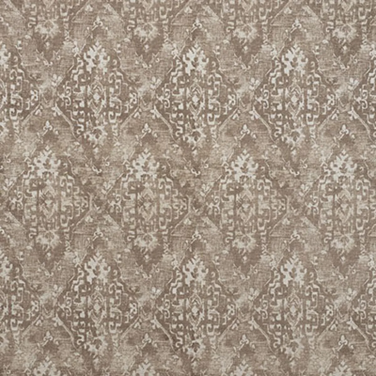 Schumacher 71143 Ankara Truffle fabric swatch