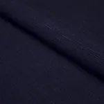 Schumacher 82562 Annabel Cotton Navy fabric swatch