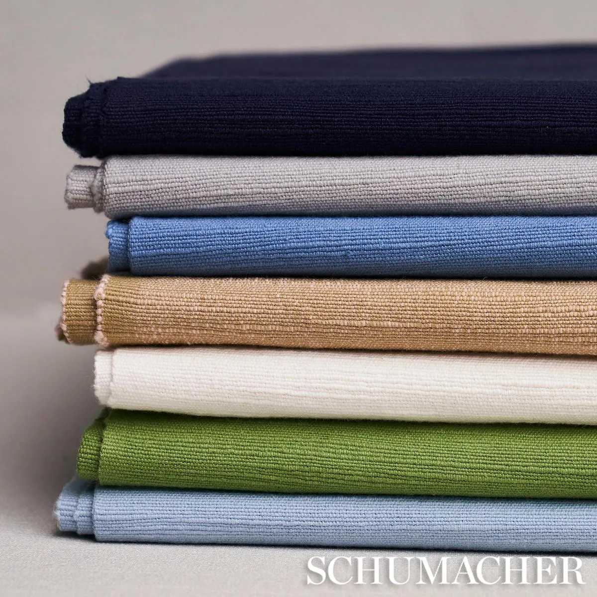 Schumacher 82560 Annabel Cotton Sky fabric swatch