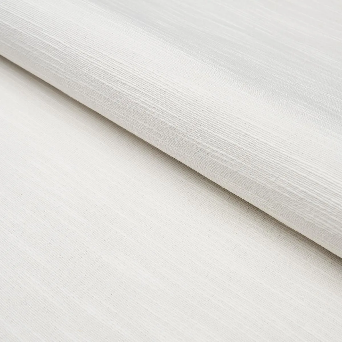 Schumacher 82565 Annabel Cotton White fabric swatch