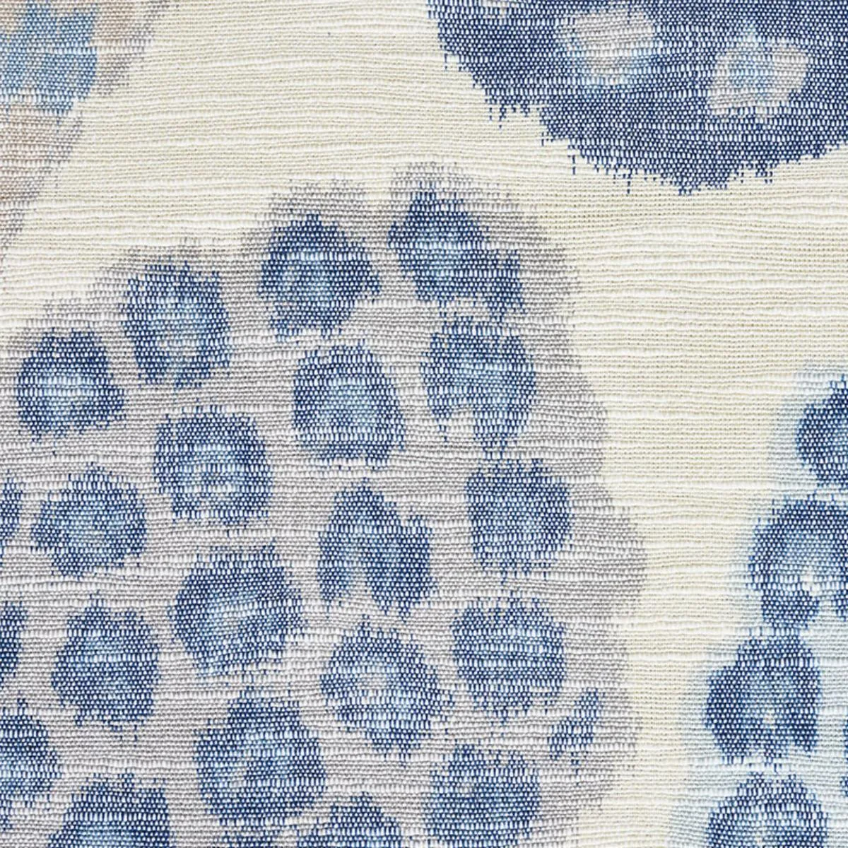 Schumacher 177992 Annabel Warp Print Blue fabric swatch