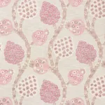 Schumacher 177990 Annabel Warp Print Rose fabric swatch