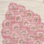 Schumacher 177990 Annabel Warp Print Rose fabric swatch