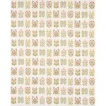 Schumacher 81970 Annika Floral Tapestry Multi On Ivory fabric swatch