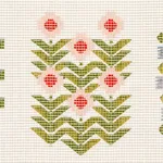 Schumacher 81970 Annika Floral Tapestry Multi On Ivory fabric swatch