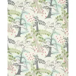 Schumacher 177571 Antelopes Ivory fabric swatch