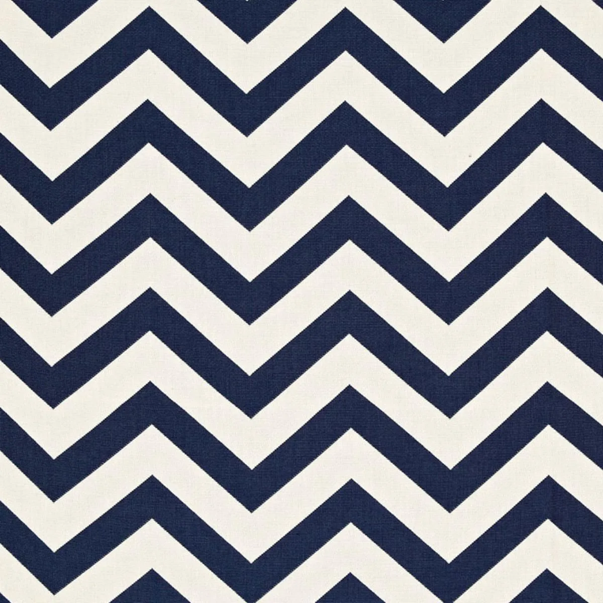 Schumacher 65920 Antibes Chevron Navy fabric swatch