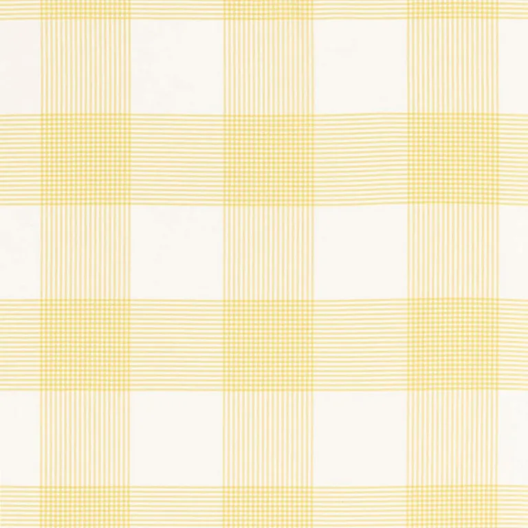 Schumacher 68032 Antigua Plaid Sunflower fabric swatch