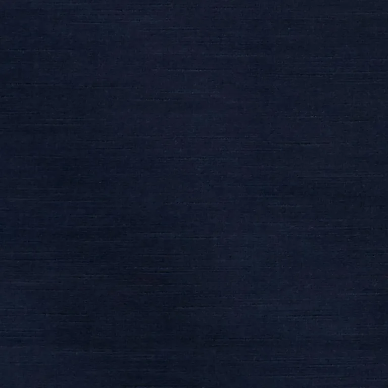 Schumacher 75700 Antique Linen Velvet Ii Midnight fabric swatch