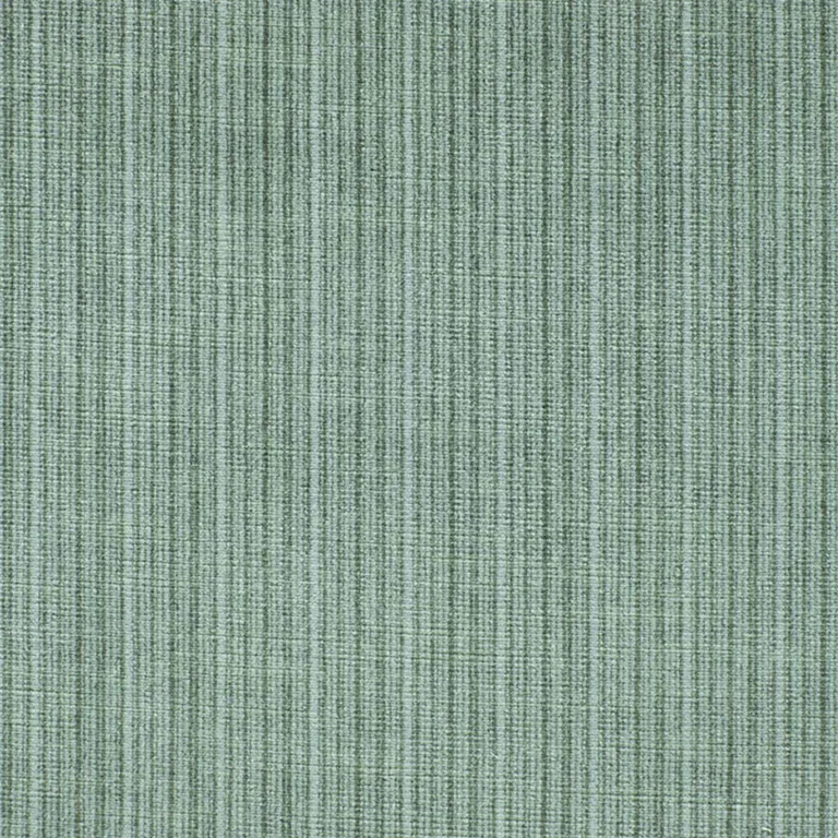 Schumacher 64718 Antique Strie Velvet Aqua fabric swatch