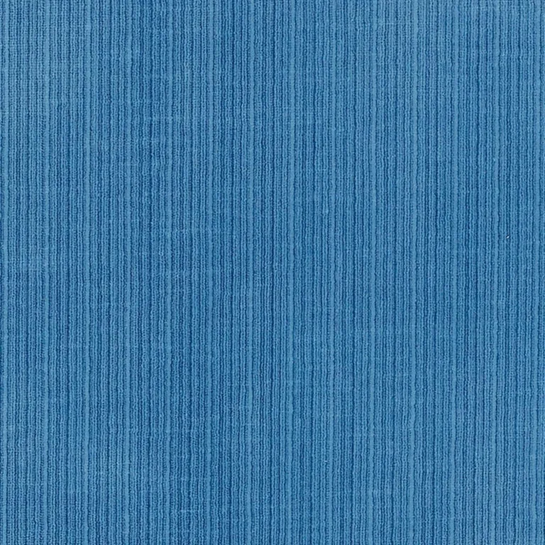 Schumacher 69754 Antique Strie Velvet Cornflower fabric swatch