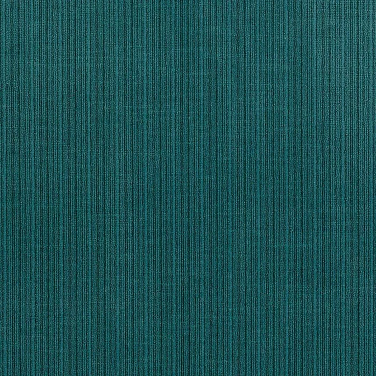 Schumacher 69766 Antique Strie Velvet Peacock fabric swatch