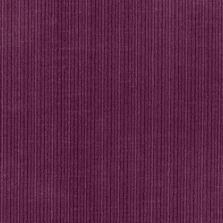 Schumacher 69769 Antique Strie Velvet Plum fabric swatch