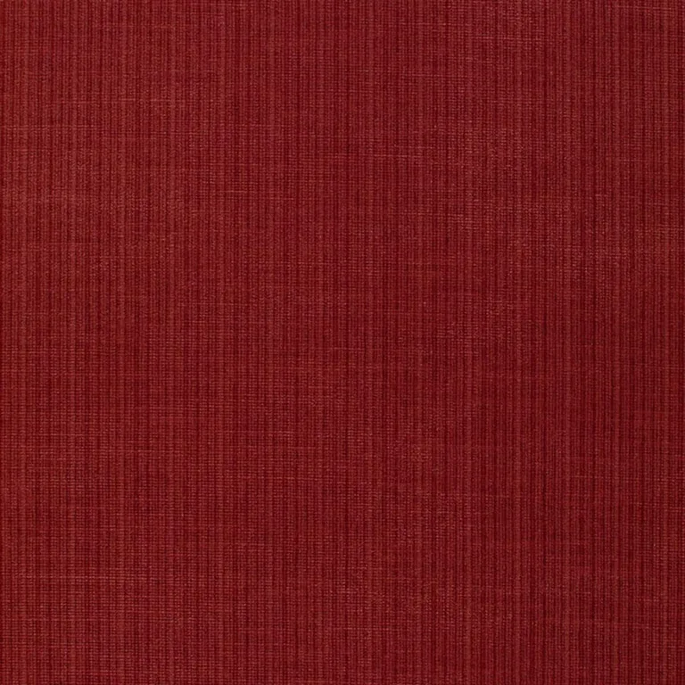Schumacher 43047 Antique Strie Velvet Redwood fabric swatch