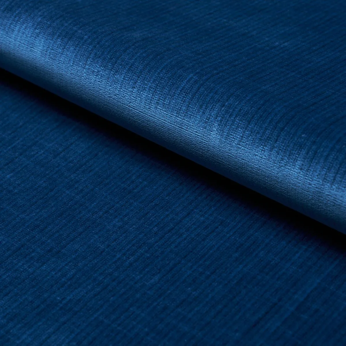 Schumacher 69777 Antique Strie Velvet Royal fabric swatch