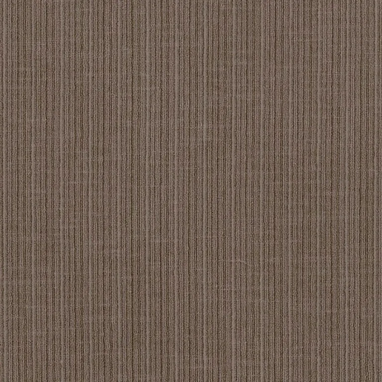 Schumacher 69744 Antique Strie Velvet Truffle fabric swatch