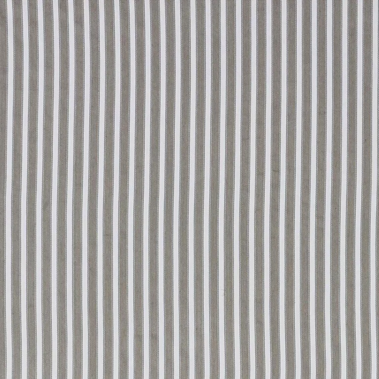 Schumacher 3475005 Antique Ticking Stripe Chanterelle fabric swatch
