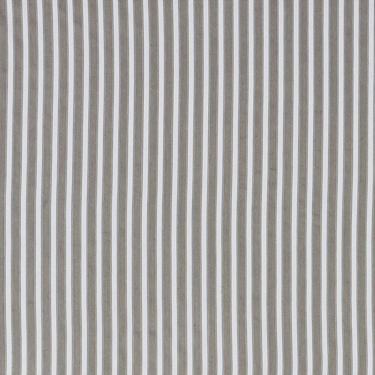 Schumacher 3475005 Antique Ticking Stripe Chanterelle fabric swatch