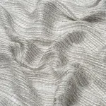Schumacher 76363 Anyo Indoor/Outdoor Sheer Grey fabric swatch