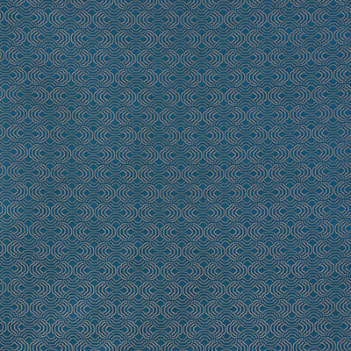 Schumacher 71653 Apollo Peacock fabric swatch